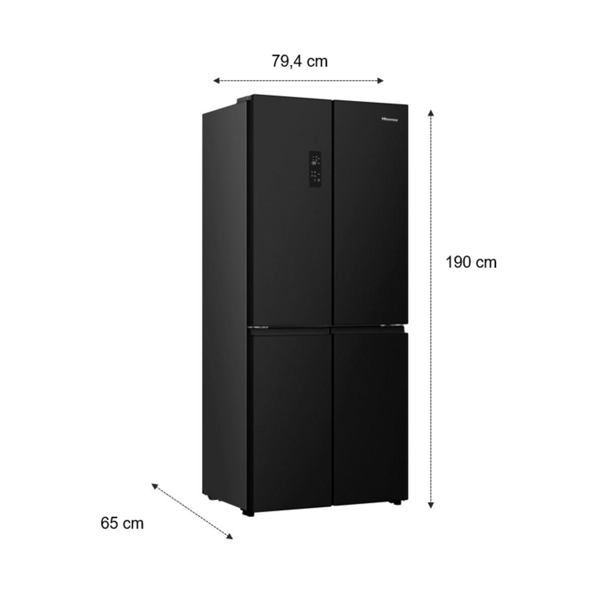Voir la diapositive 5 : Hisense Réfrigérateur multi portes rq5n465nefe