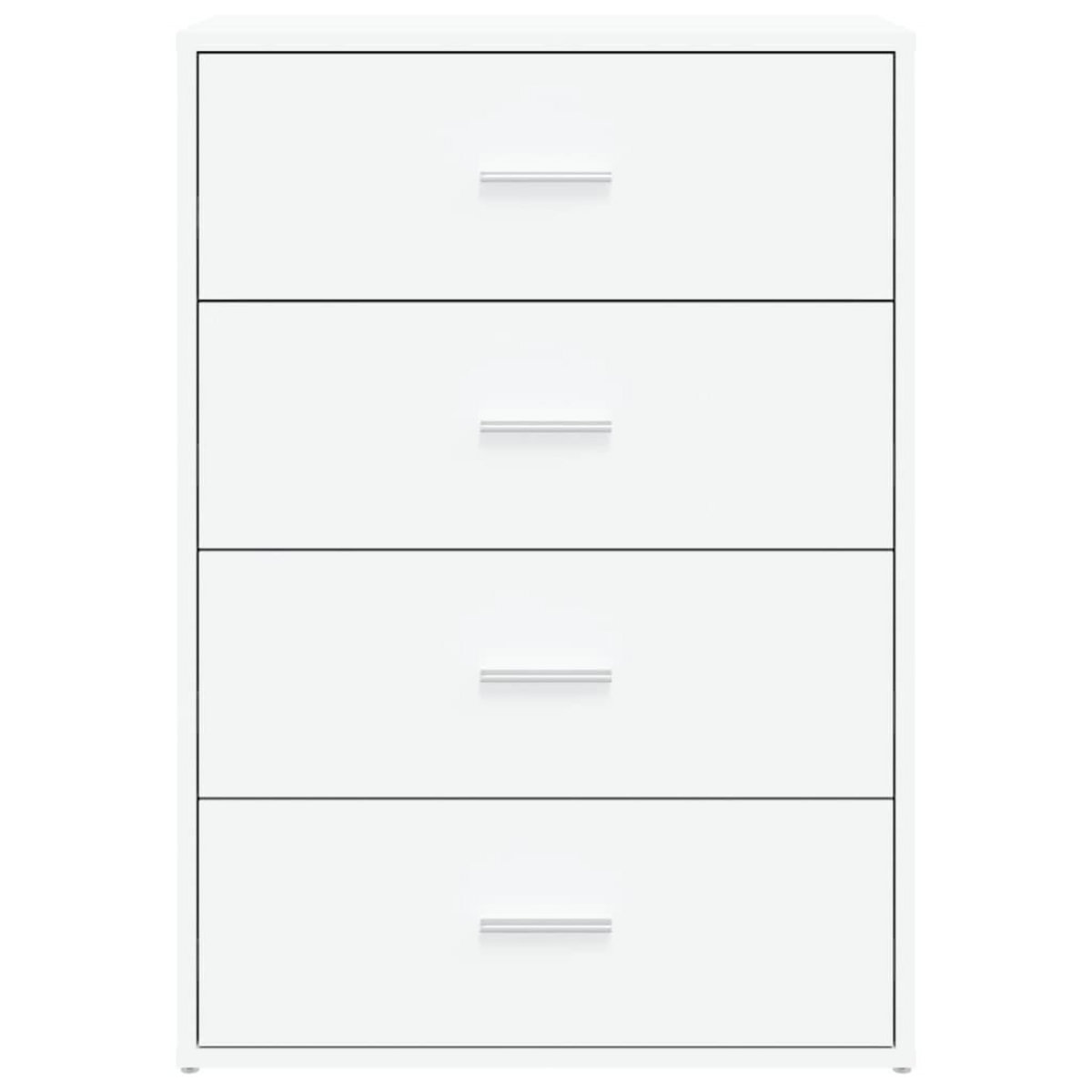 VIDAXL Buffets 2 pcs blanc 60x31x84 cm bois d'ingenierie