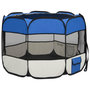 Voir la diapositive 4 : VIDAXL Parc pour chiens pliable avec sac de transport Bleu 90x90x58 cm