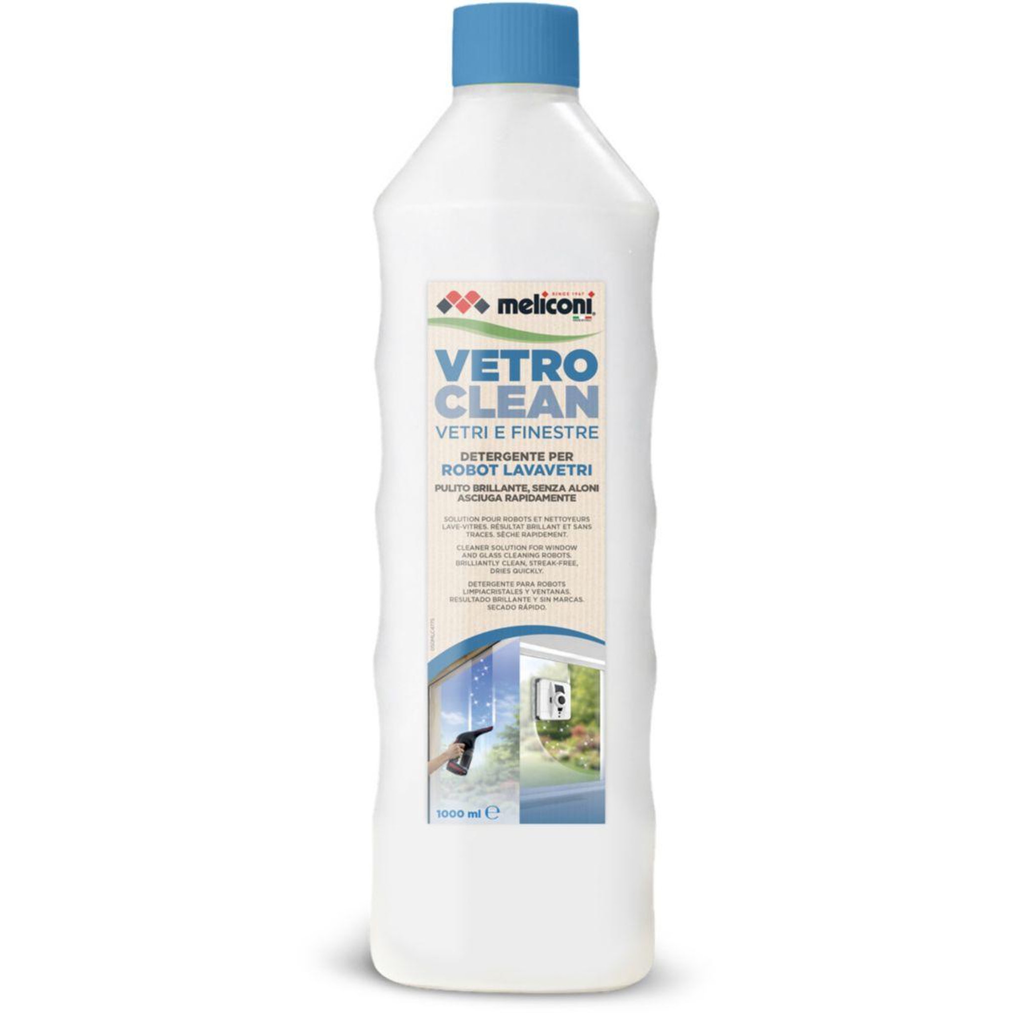 Meliconi Détergent vetro clean robots et laveur de vitres
