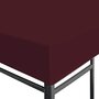 Voir la diapositive 3 : VIDAXL Toile superieure de gazebo 310 g/m^2 3x3 m Bordeaux