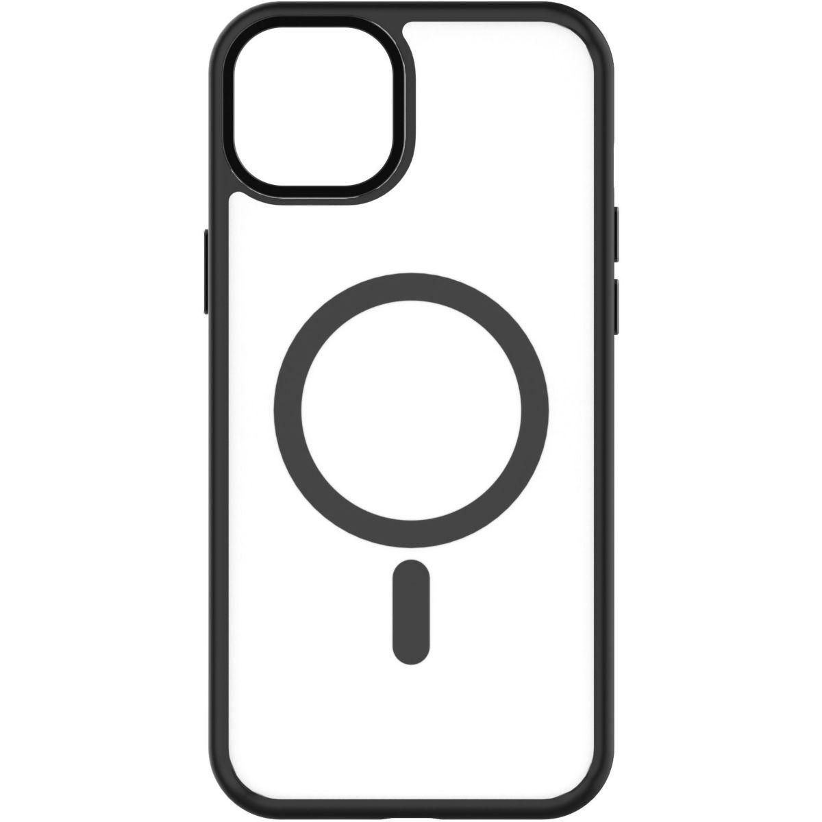 Qdos Coque bumper iPhone 15 Plus MagSafe Hybrid SNAP noir