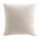 Paris Prix Coussin Déco en Velours Relief  Java  45x45cm Naturel