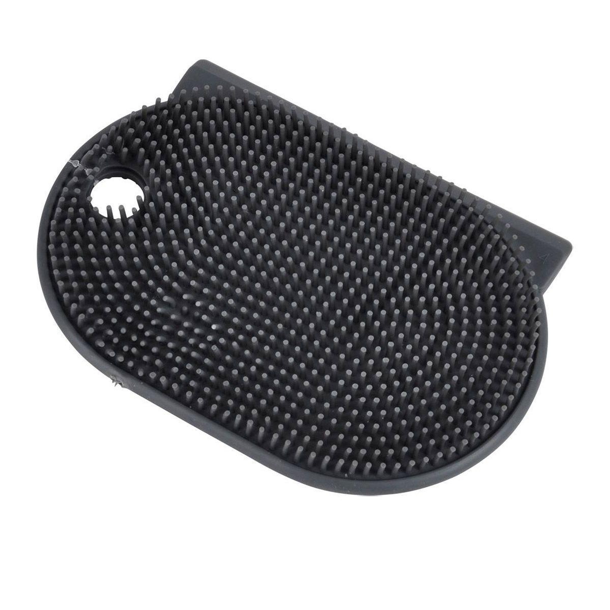 HOMEA Brosse multifonction silicone  plate  12cm anthracite