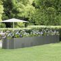 Voir la diapositive 1 : VIDAXL Lit sureleve de jardin Acier enduit de poudre 507x100x68cm gris