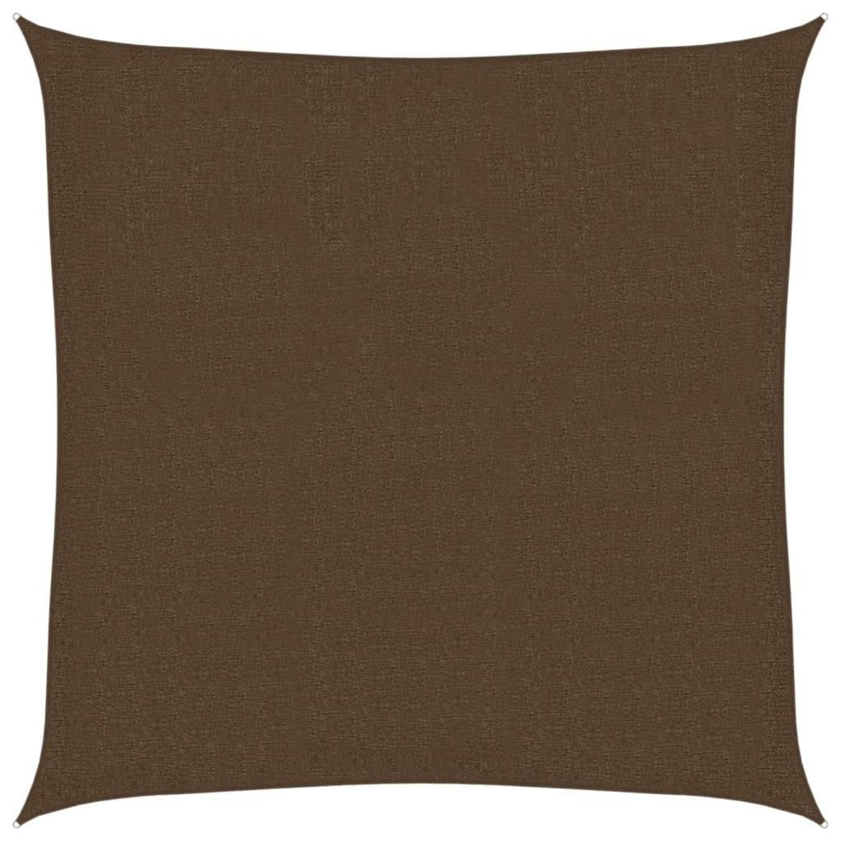 VIDAXL Voile d'ombrage 160 g/m^2 Marron 2x2 m PEHD