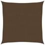 Voir la diapositive 2 : VIDAXL Voile d'ombrage 160 g/m^2 Marron 2x2 m PEHD