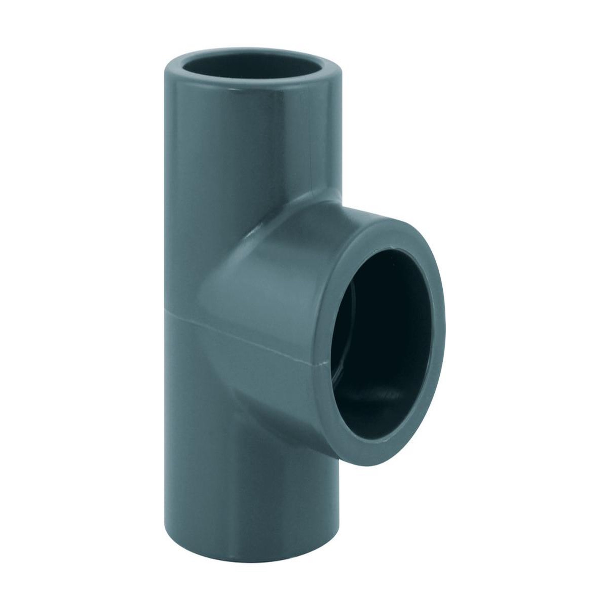 Voir la diapositive 2 : JARDIDECO Té égal pvc pression 90° ø 50 mm - fitt