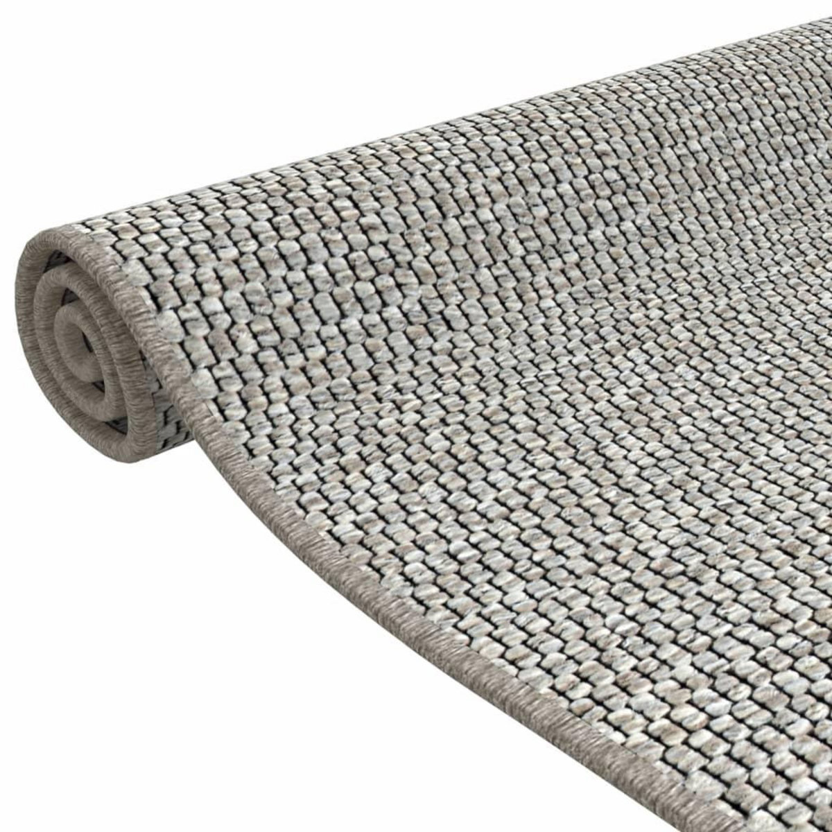VIDAXL Tapis de couloir aspect sisal taupe 50x150 cm