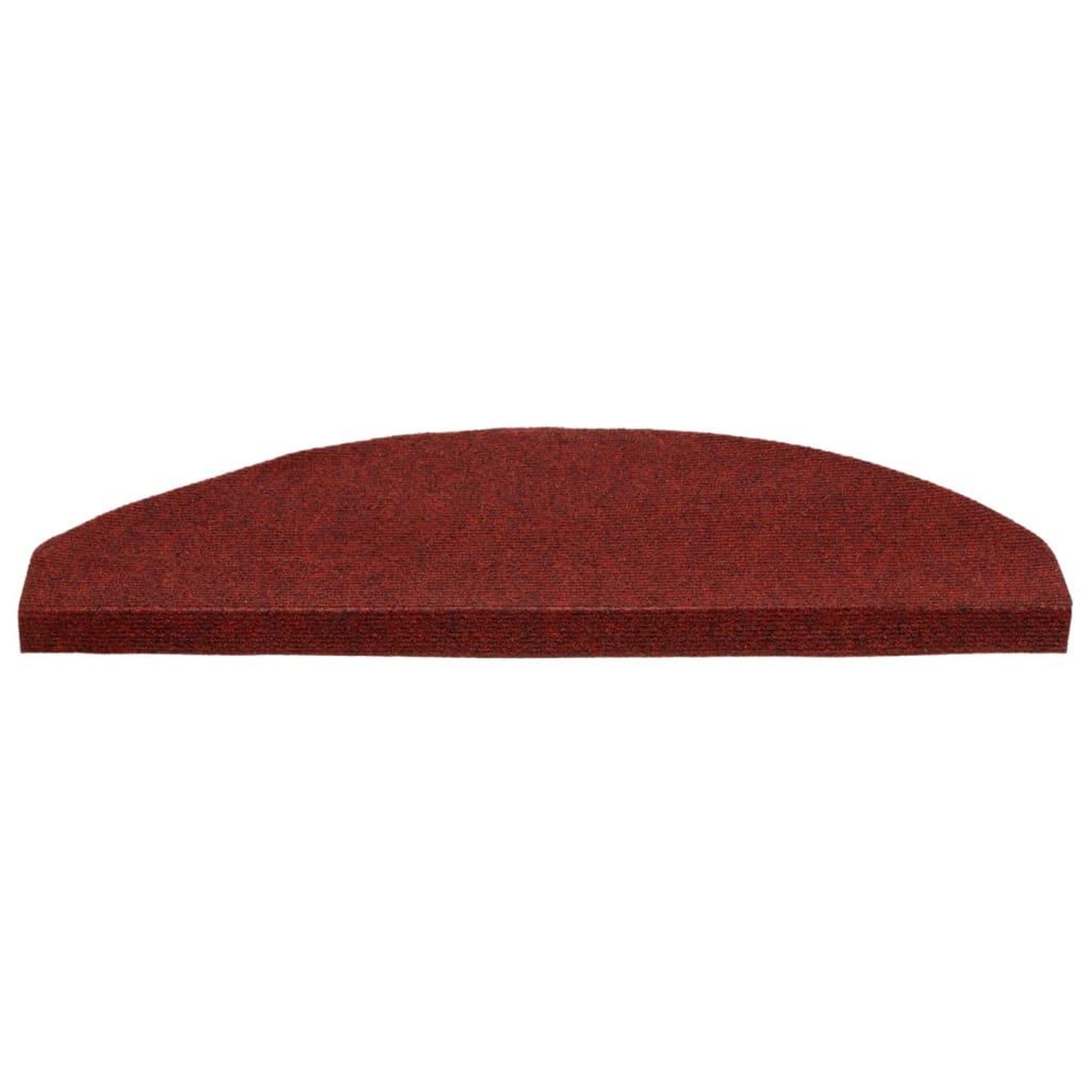 Voir la diapositive 4 : VIDAXL Tapis d'escalier autocollants 15 pcs 65x22,5x3,5 cm Rouge