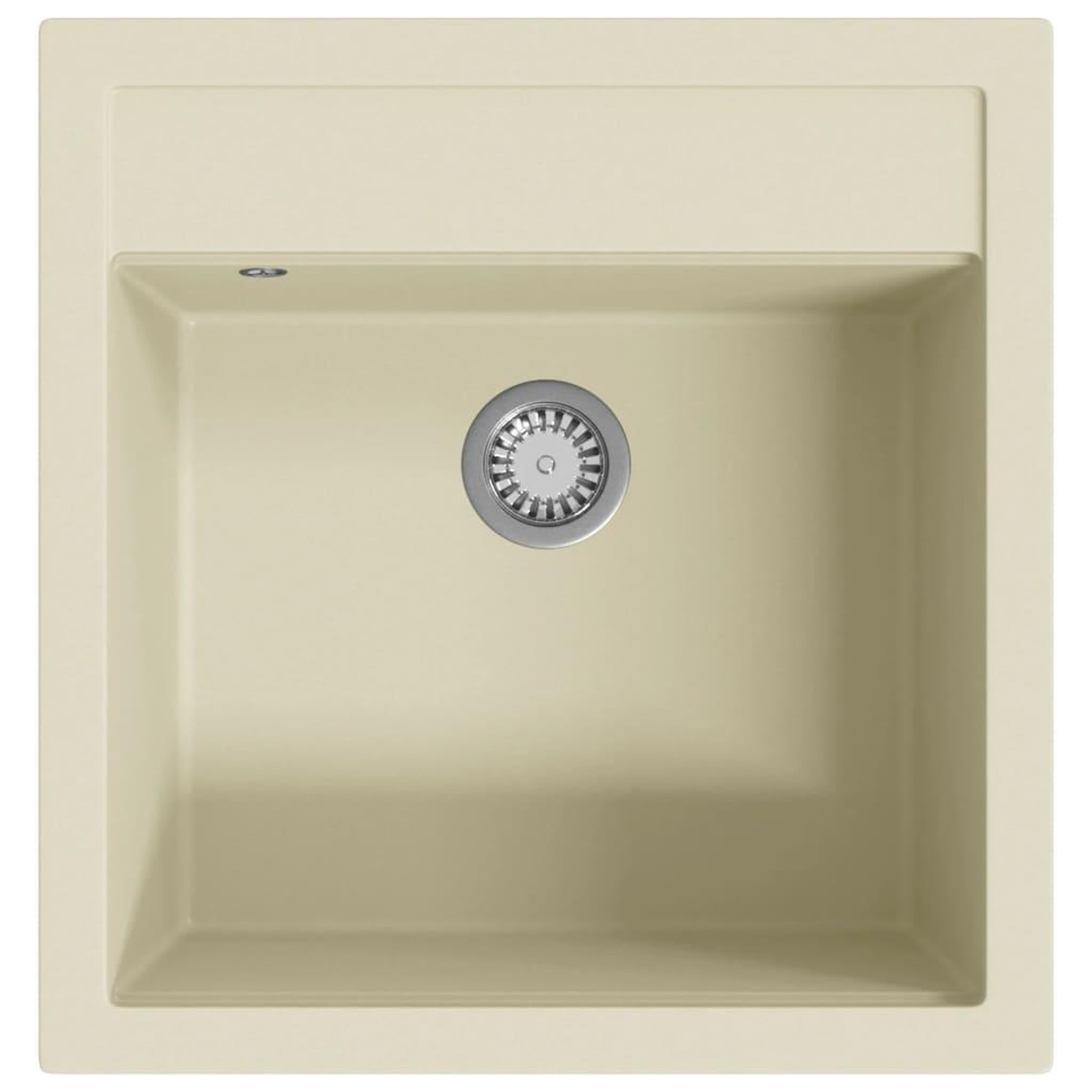 Voir la diapositive 2 : VIDAXL Evier de cuisine Granit Seul lavabo Beige
