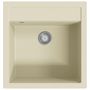Voir la diapositive 2 : VIDAXL Evier de cuisine Granit Seul lavabo Beige