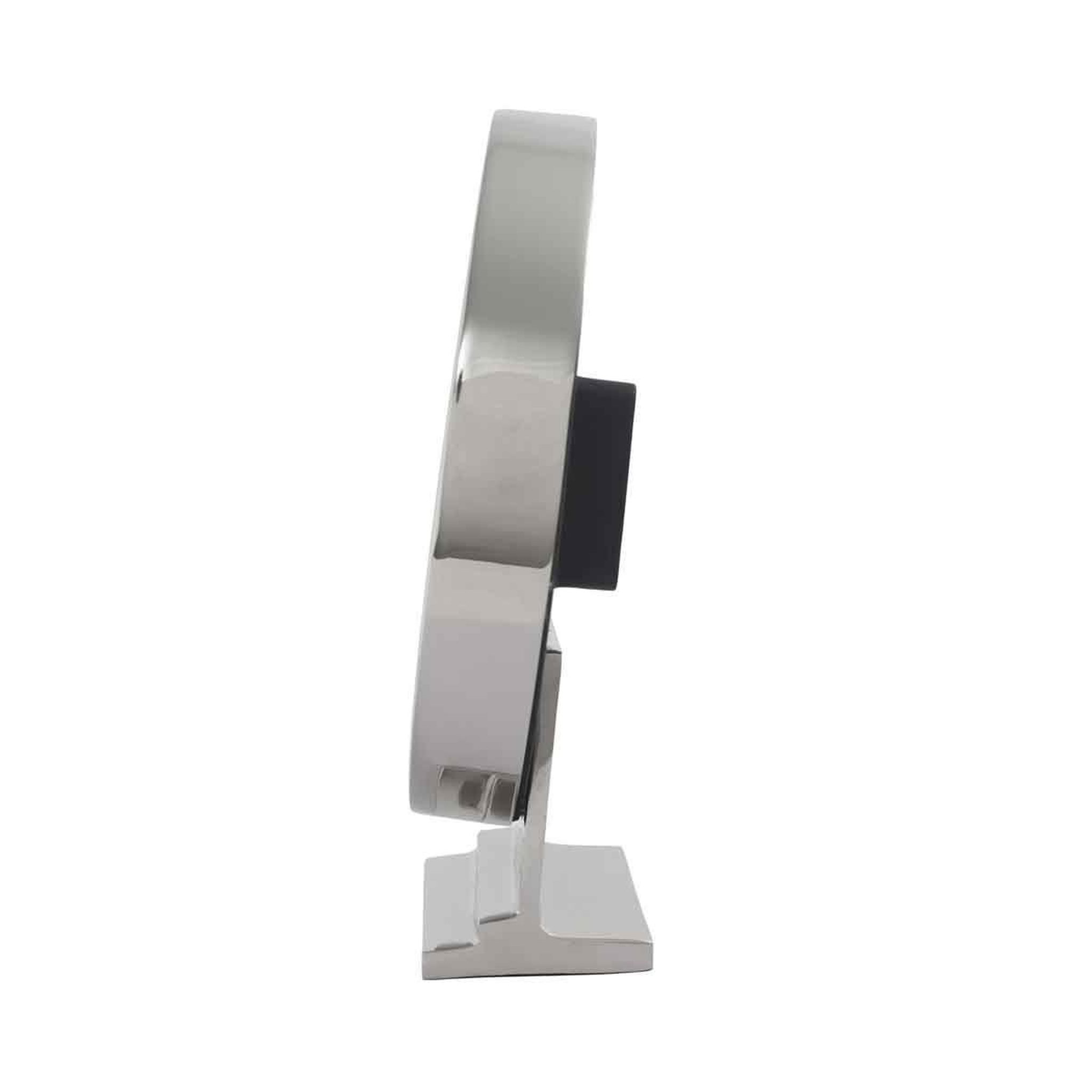 Voir la diapositive 3 : Paris Prix Horloge à Poser Vintage  Era  24cm Noir & Argent