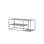 Voir la diapositive 5 : Paris Prix Table Basse Avec Étagères  Staal  120cm Gris Clair