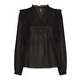 Voir la diapositive 1 : Pieces Blouse Noir Femme Pieces Makenna