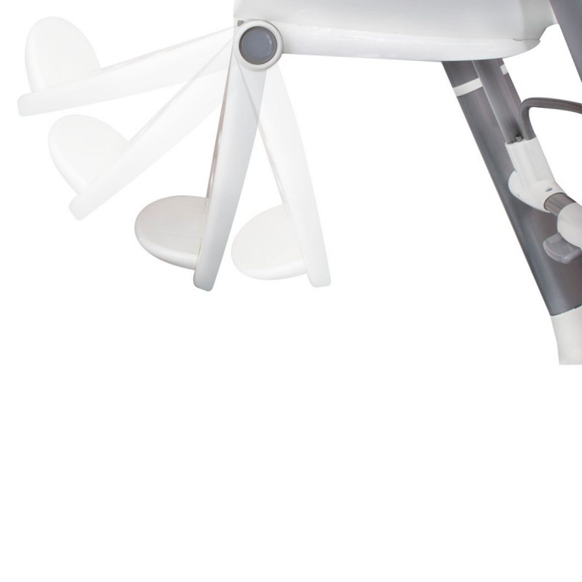 BANNINI Chaise haute 2 en 1 UGO grise