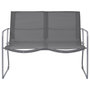 Voir la diapositive 2 : VIDAXL Salon de jardin 4 pcs Tissu et acier Gris