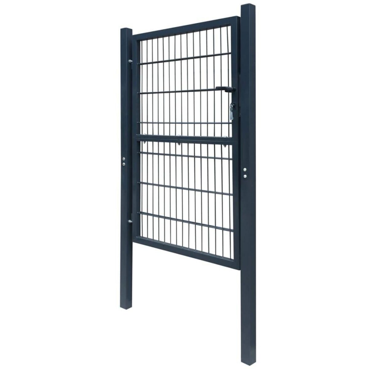 VIDAXL Portillon Acier 106x248 cm Anthracite