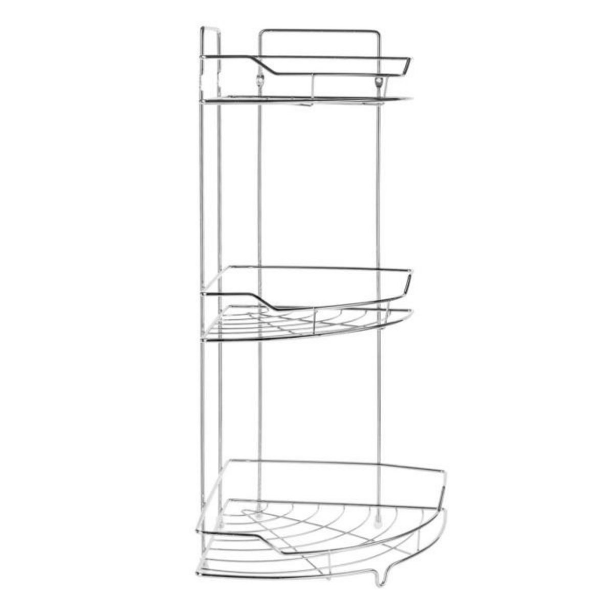 FIVE Étagère d'Angle Salle de Bain  Venterra  56cm Argent