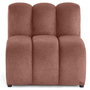 Voir la diapositive 1 : LISA DESIGN Debbie - module d'assise en tissu texturé