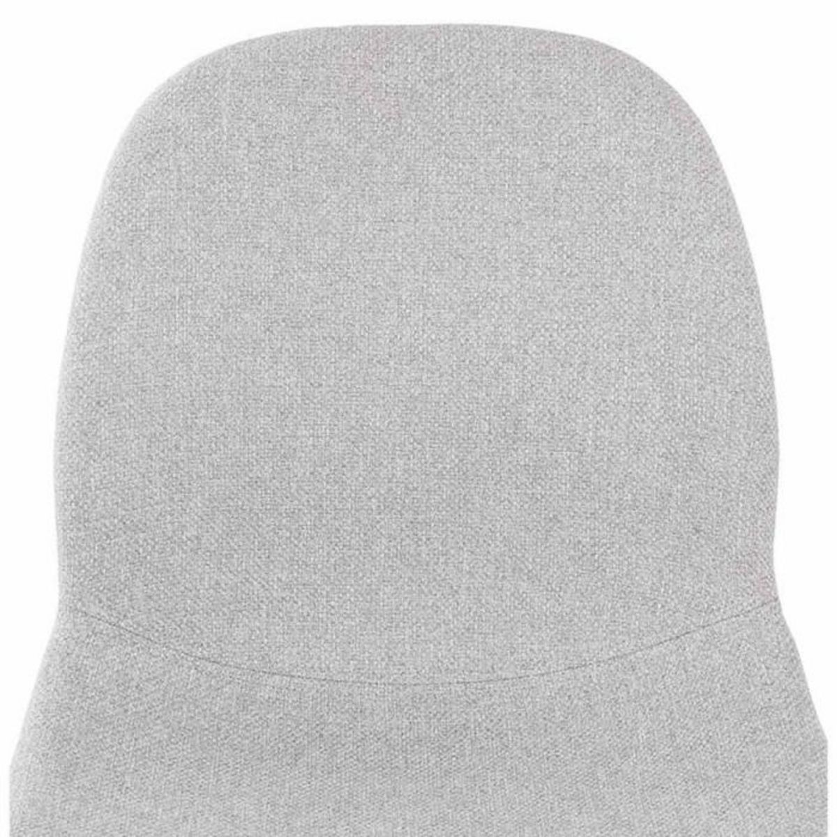 Paris Prix Chaise Design en Tissu  Quebec  83cm Gris & Blanc