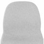 Voir la diapositive 5 : Paris Prix Chaise Design en Tissu  Quebec  83cm Gris & Blanc