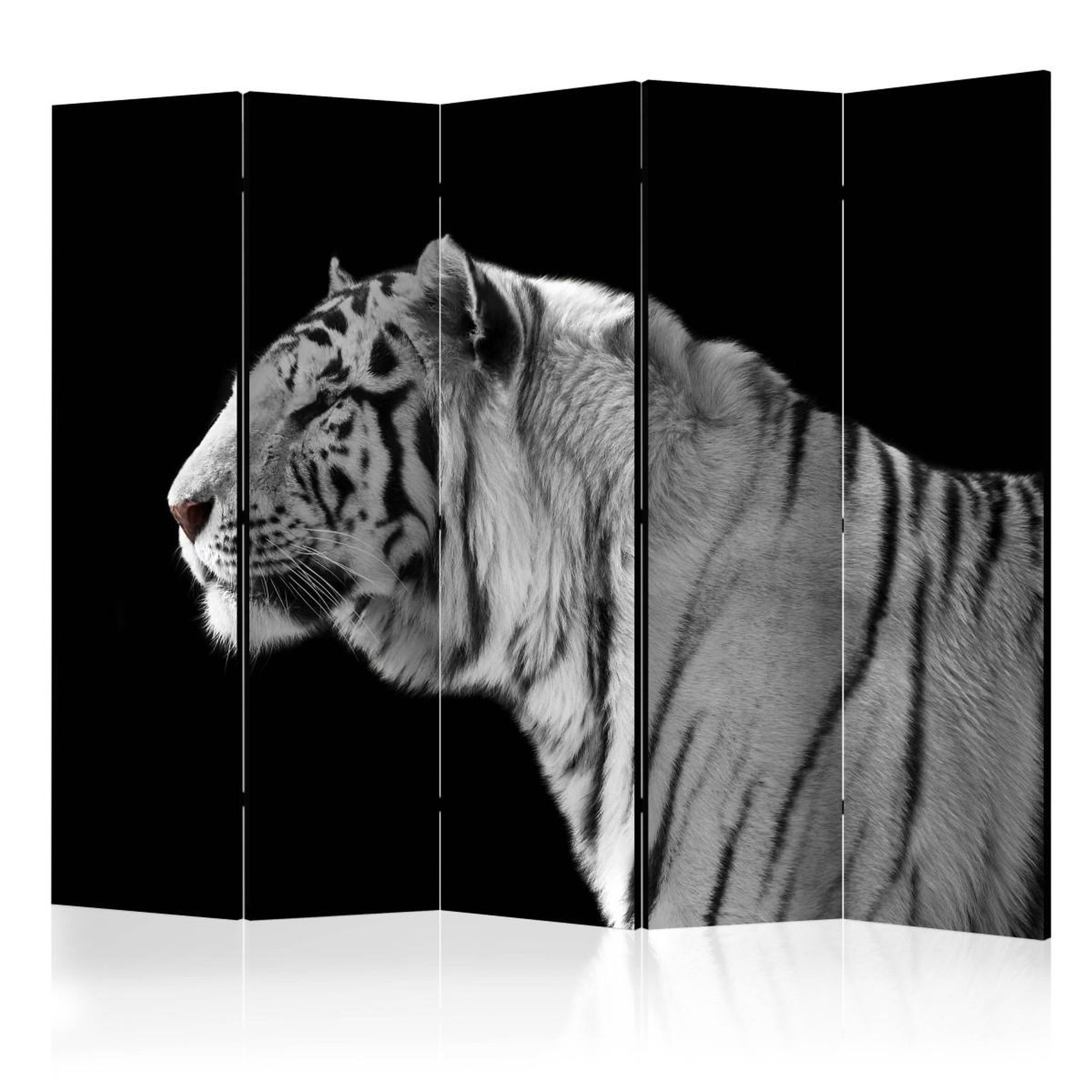 Paris Prix Paravent 5 volets  white tiger  172x225cm