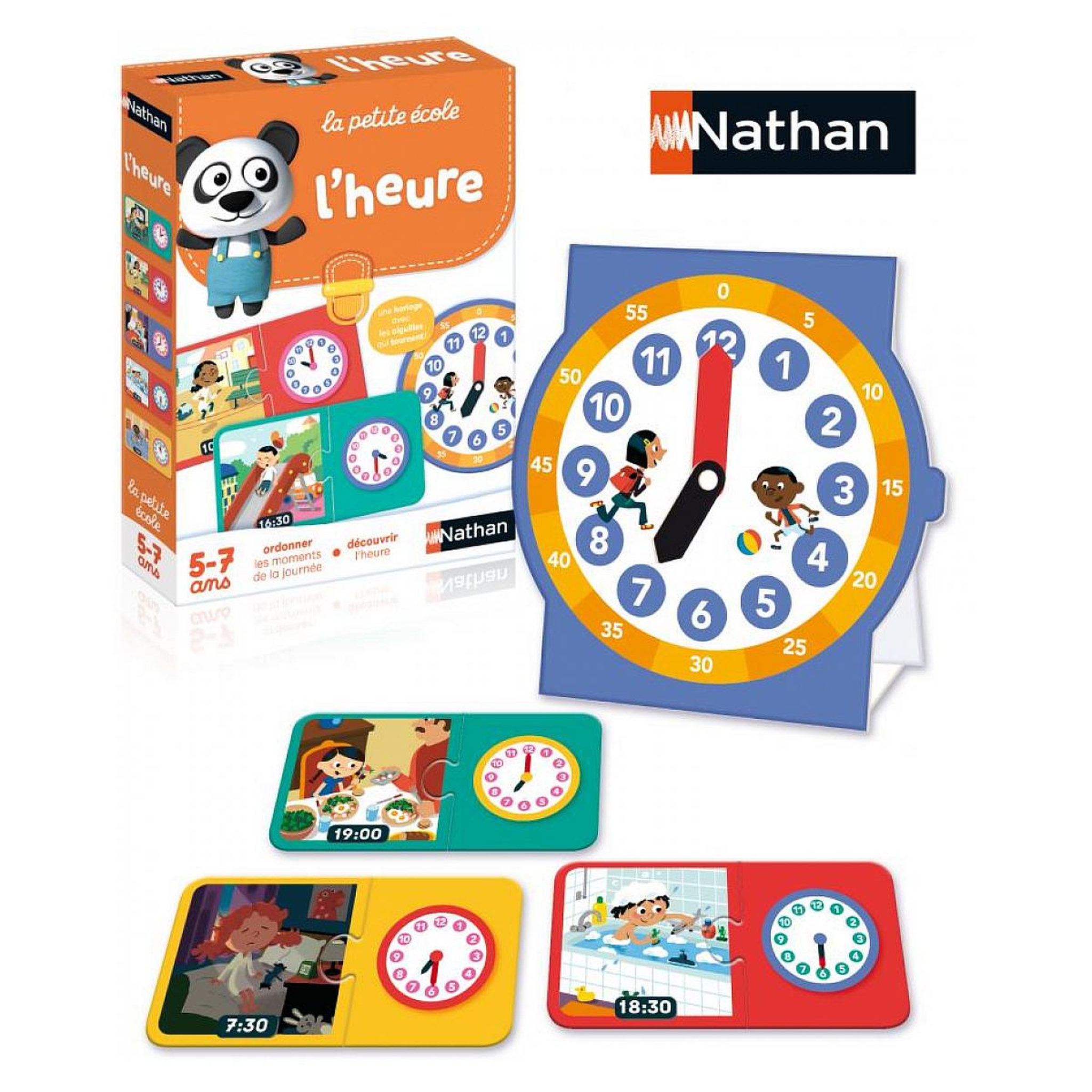 Voir la diapositive 2 : Nathan La petite ecole - l heure