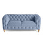 Voir la diapositive 1 : LISA DESIGN Walter - canapé 3 places chesterfield en velours - pieds bois