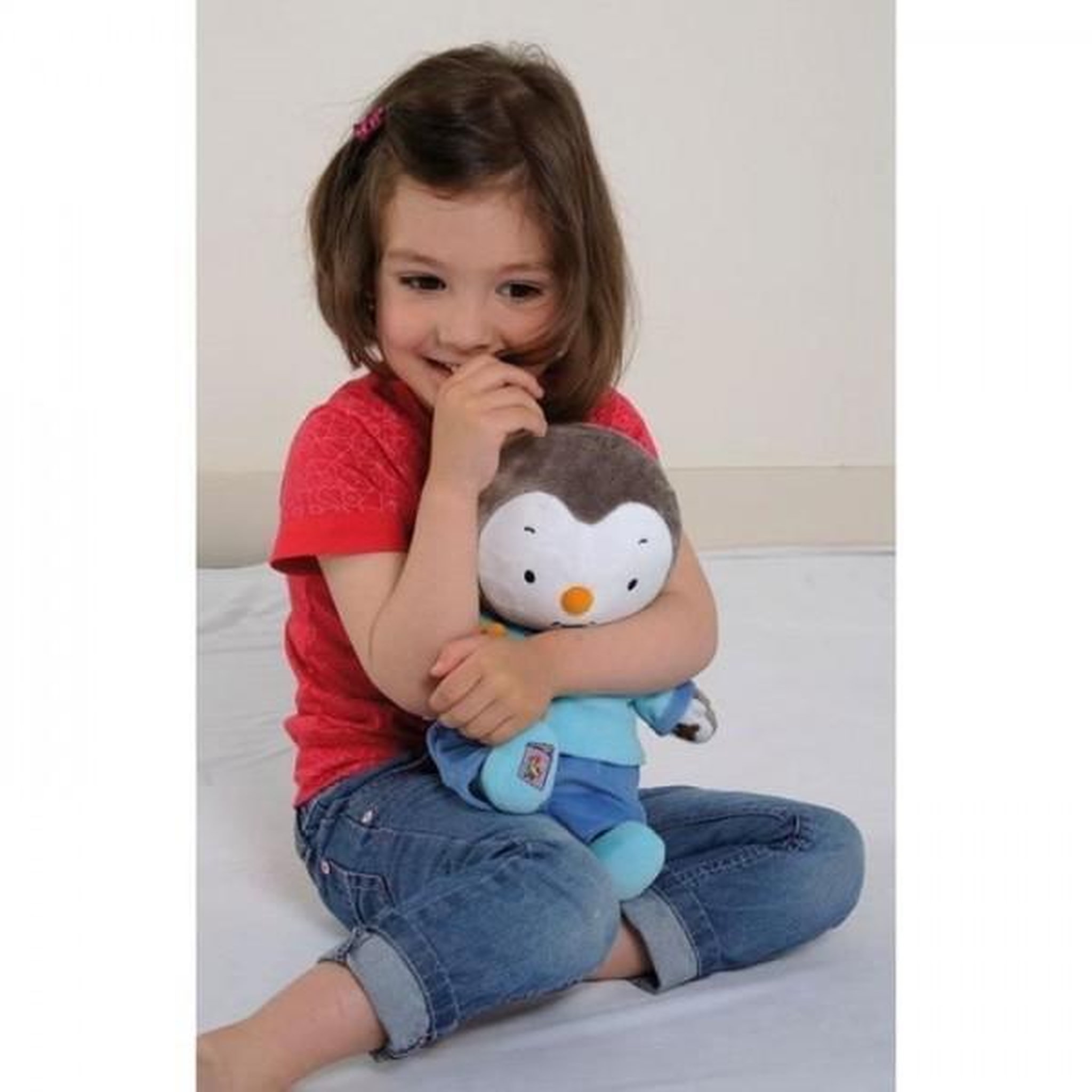 Voir la diapositive 2 : JEMINI Peluche T'CHOUPI Raconte moi une histoire - JEMINI - ± 30 cm - Bleu - Enfant - Mixte