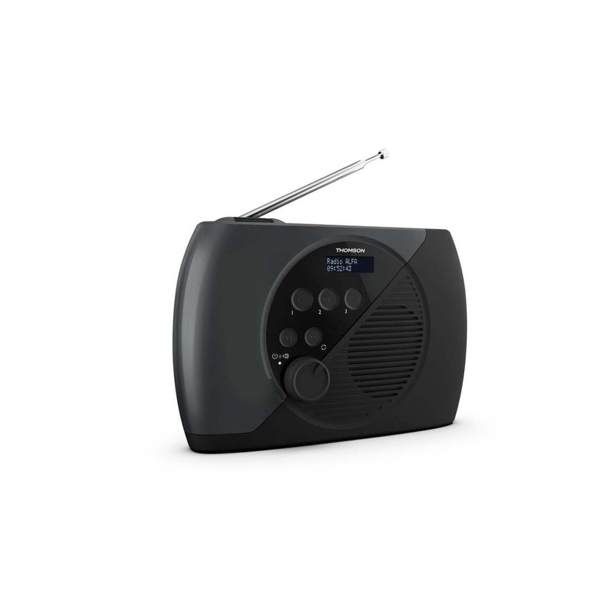 THOMSON Thomson RT350DAB Radio Portable DAB+ et FM - Noir/Gris