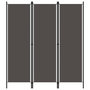 Voir la diapositive 1 : VIDAXL Cloison de separation 3 panneaux Anthracite 150x180 cm
