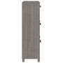 Voir la diapositive 5 : VIDAXL Armoire a chaussures HAMAR Gris clair 59,5x35x117 cm Pin massif