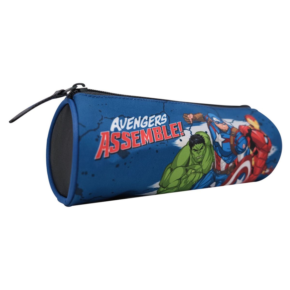 MARVEL Trousse ronde 1 compartiment bleue Avengers