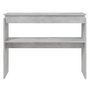 Voir la diapositive 4 : VIDAXL Table console gris beton 102x30x80 cm bois d'ingenierie