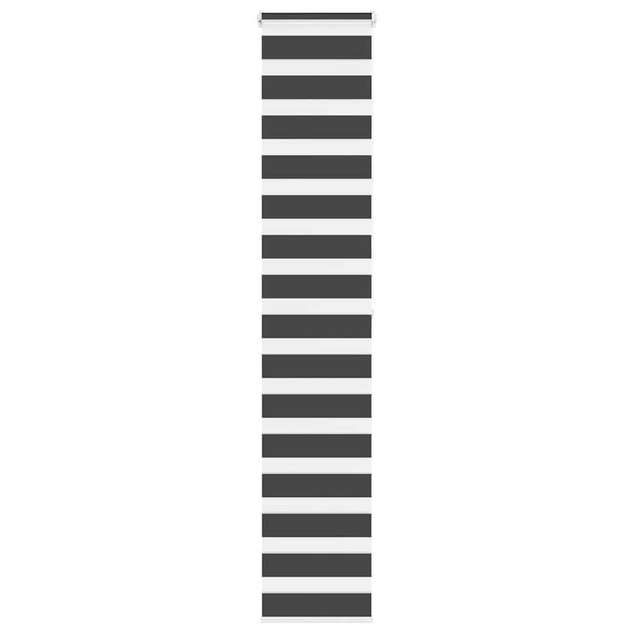 VIDAXL Store zebre noir 40x200 cm largeur du tissu 35,9 cm polyester