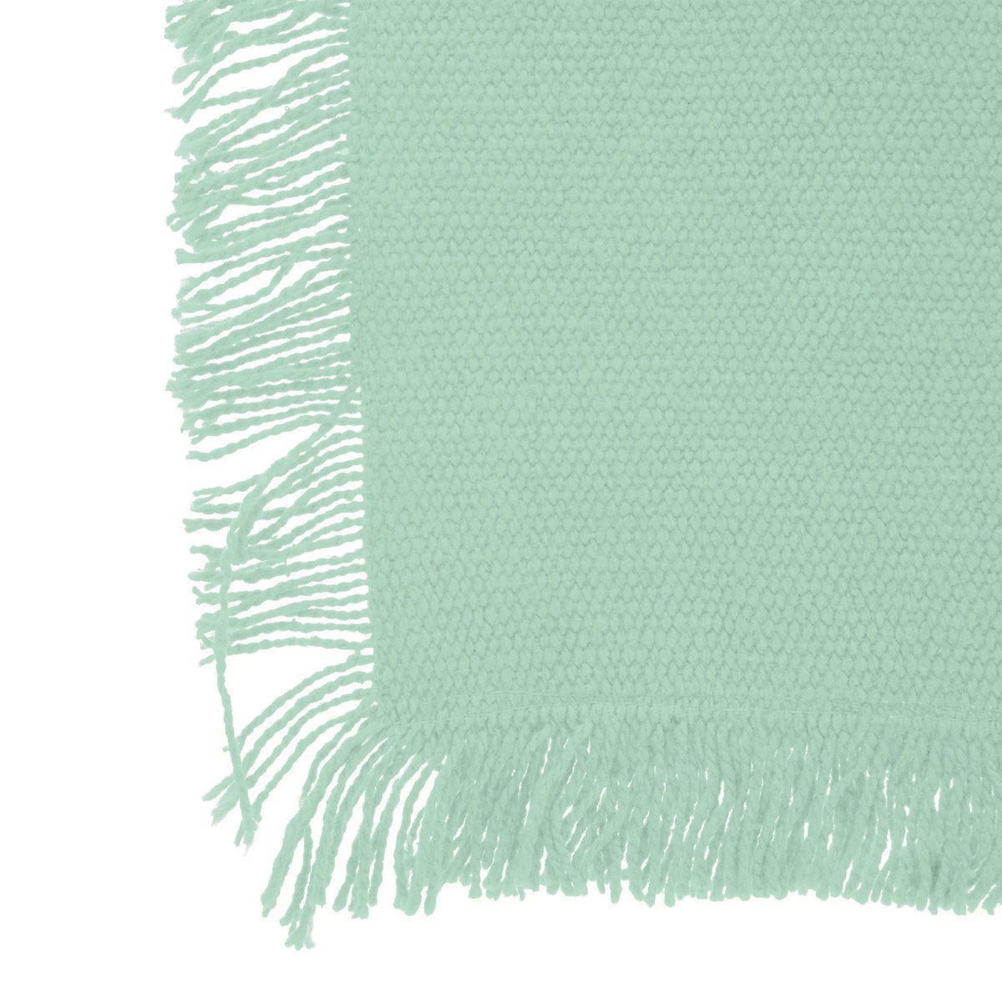 Voir la diapositive 2 : SECRET DE GOURMET Chemin de table  maha  38x140cm menthe