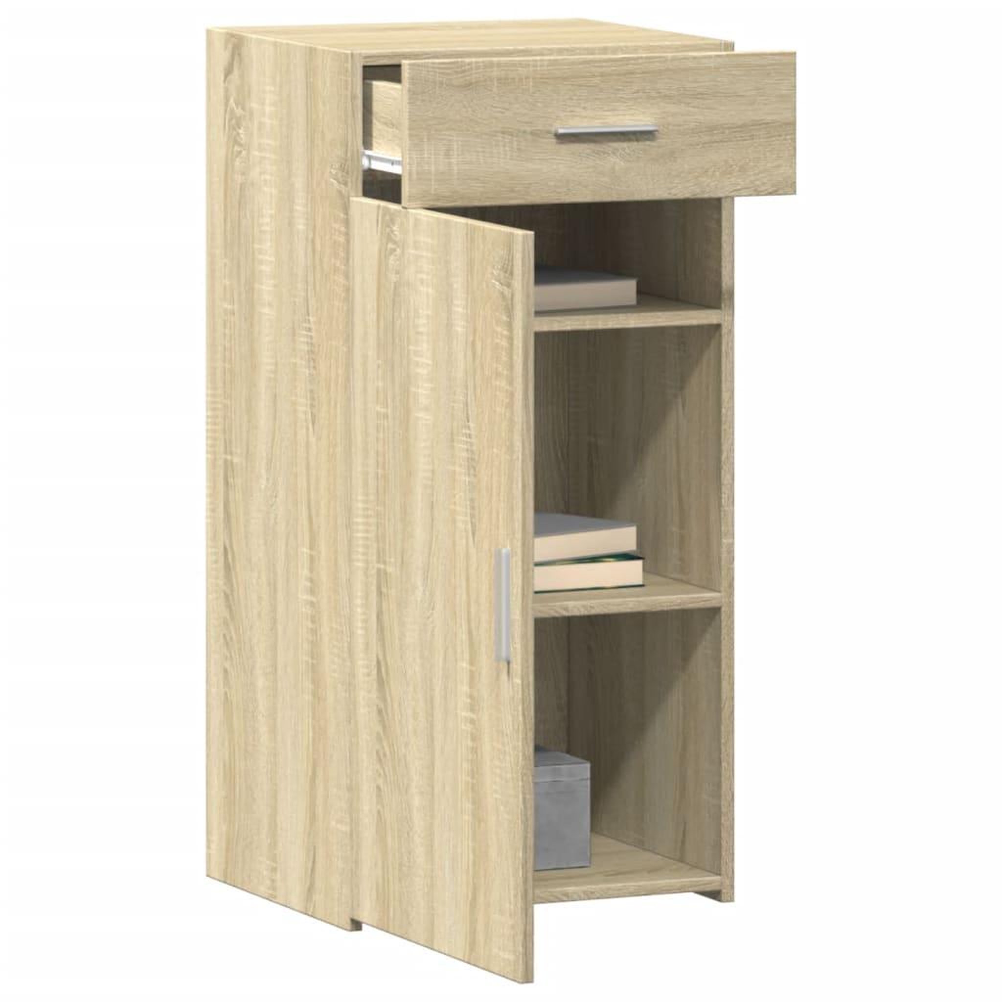 Voir la diapositive 3 : VIDAXL Buffet chene sonoma 45x42,5x93 cm bois d'ingenierie