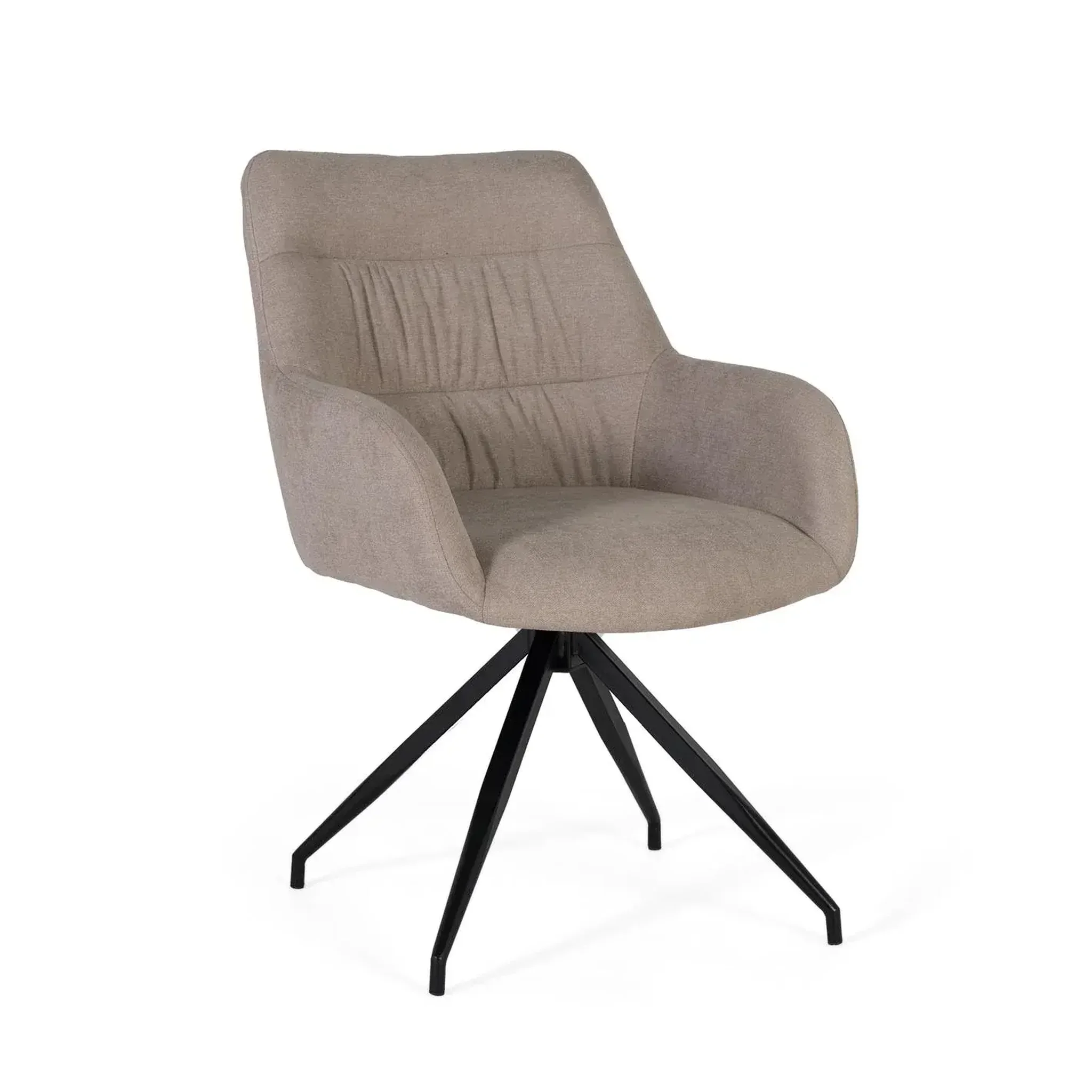 GINER Y COLOMER SL Lot de 2 chaises de tissu 58 cm style contemporain