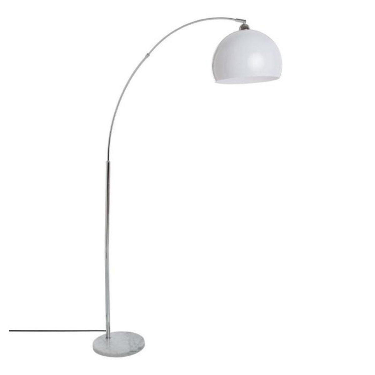 ATMOSPHERA Lampadaire Métal Design  Boule  185cm Blanc