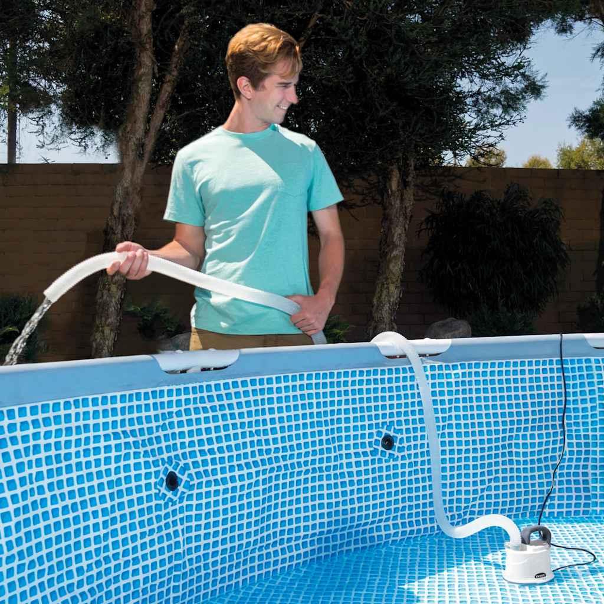 Voir la diapositive 4 : INTEX Intex Pompe de vidange de piscine 3595 L/h