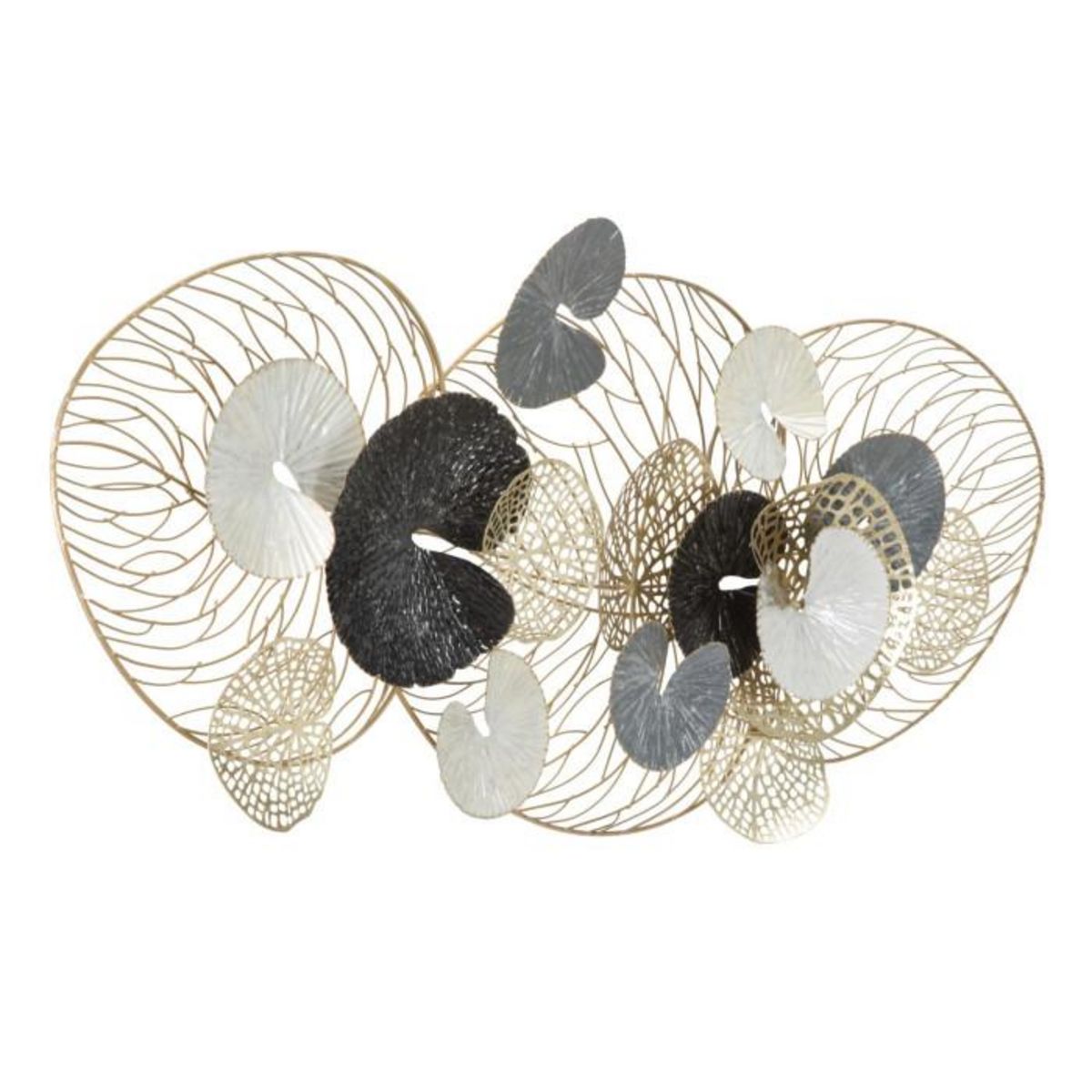 Paris Prix Décoration Murale en Métal  Luxy  124cm Multicolore