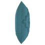 Voir la diapositive 2 : ATMOSPHERA Coussin Déco Tufté  Inca  40x40cm Bleu Canard