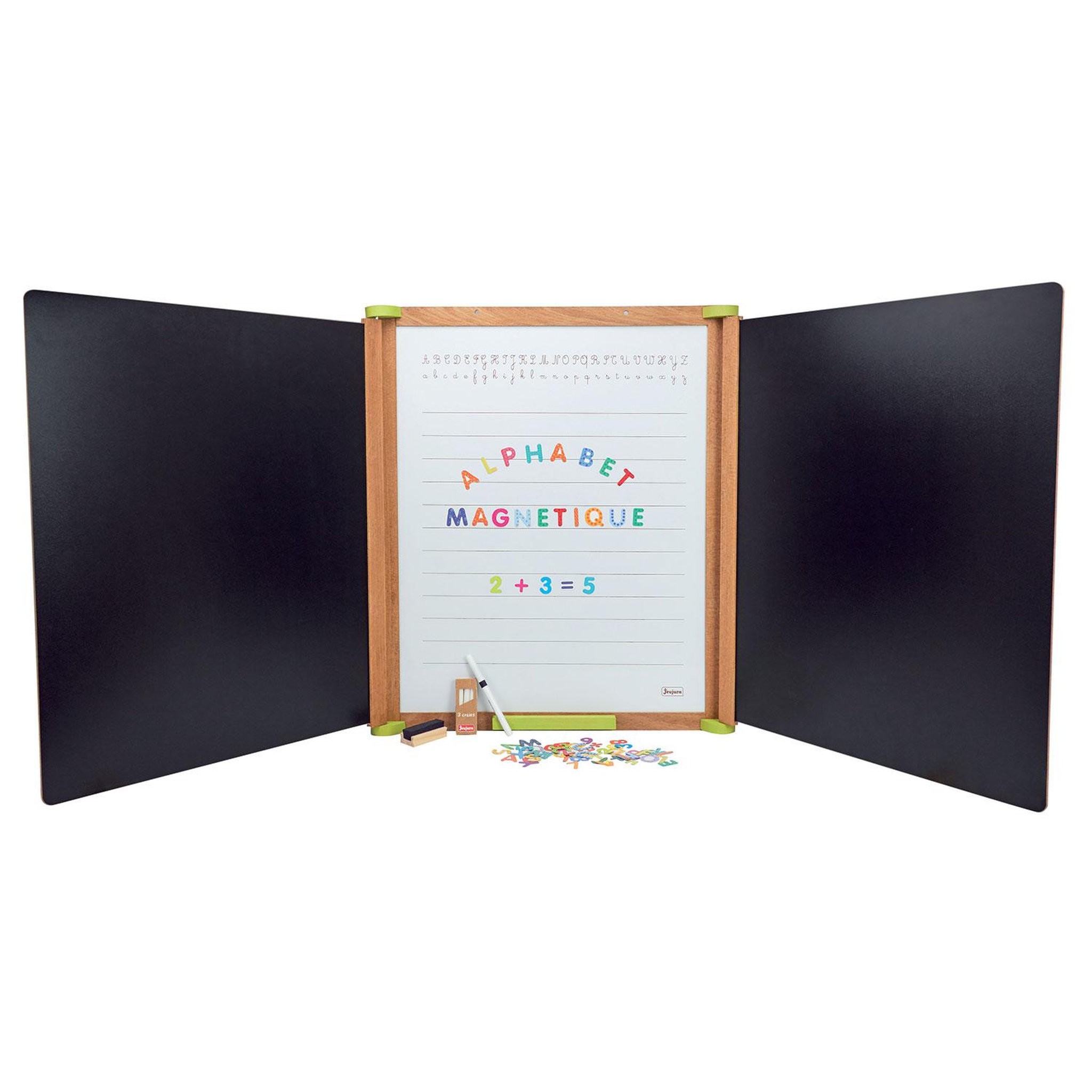 JeuJura Grand tableau triptyque en bois