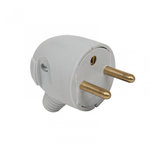 CENTRALE BRICO Fiche électrique mâle 2 pôles + terre, 16 A, DEBFLEX