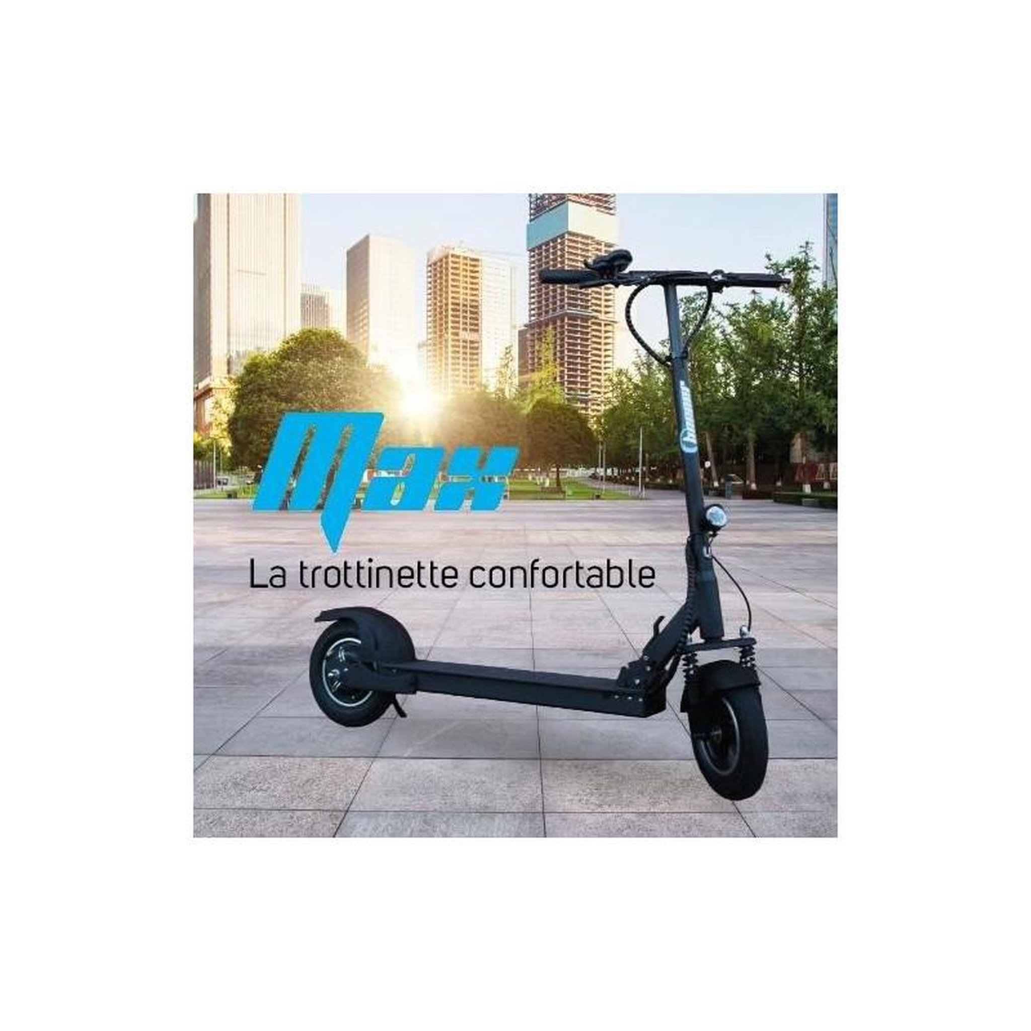 Voir la diapositive 2 : BEEPER Trottinette electrique avec alarme 10 Pouces - BEEPER - MAX FX10-G2-8 - 500W - 48V - 8Ah