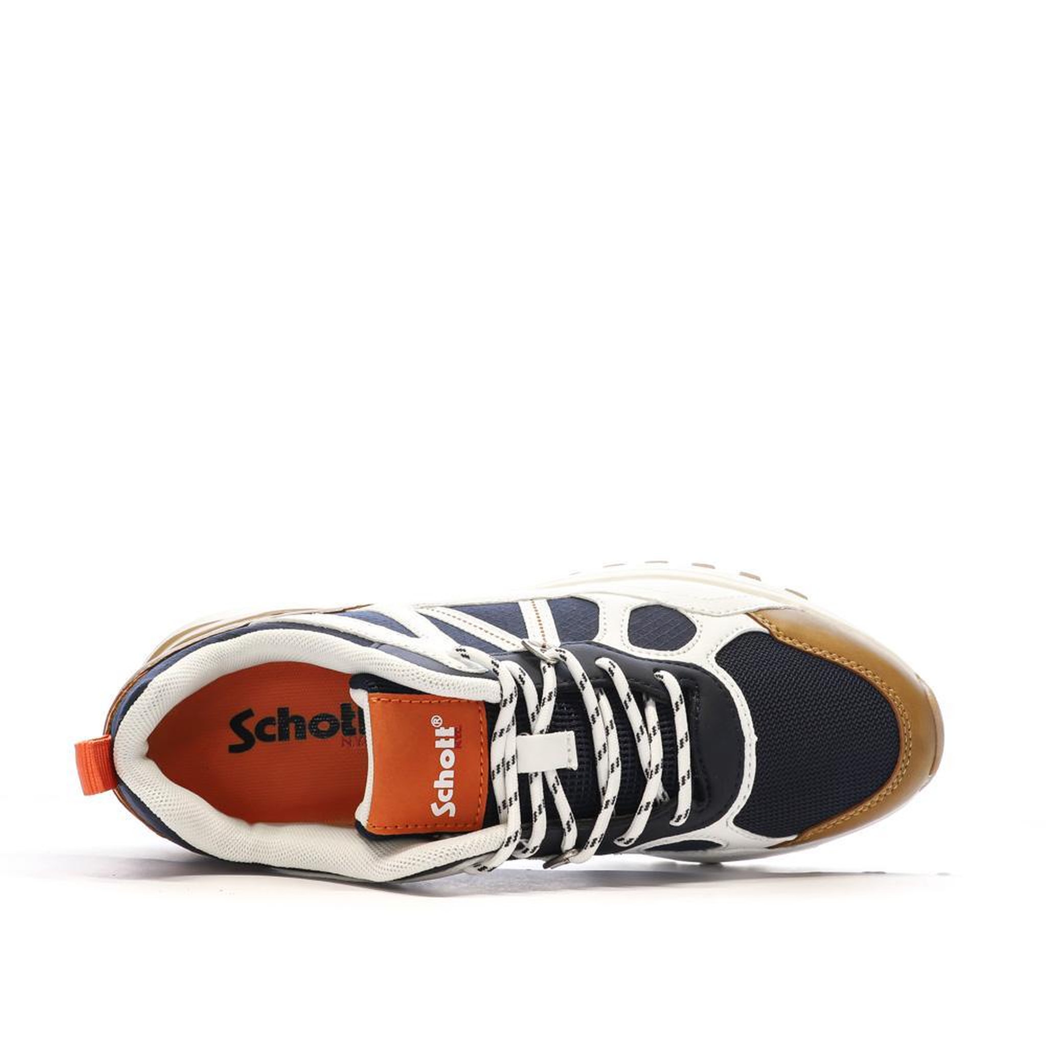 Voir la diapositive 4 : Schott Baskets  /es/Camel Homme Schott Heck