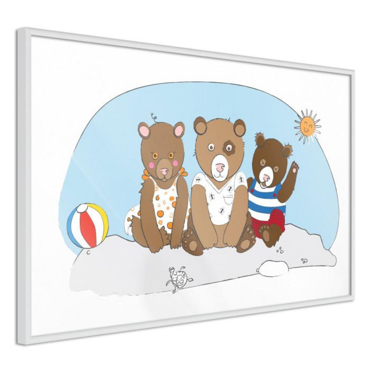 Paris Prix Affiche Murale Encadrée  Holidays at the Seaside