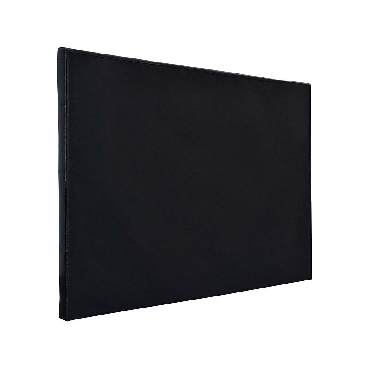 Habitat et Jardin Tête de lit capitonnée  Déco  - 169 cm - Noir - En PVC