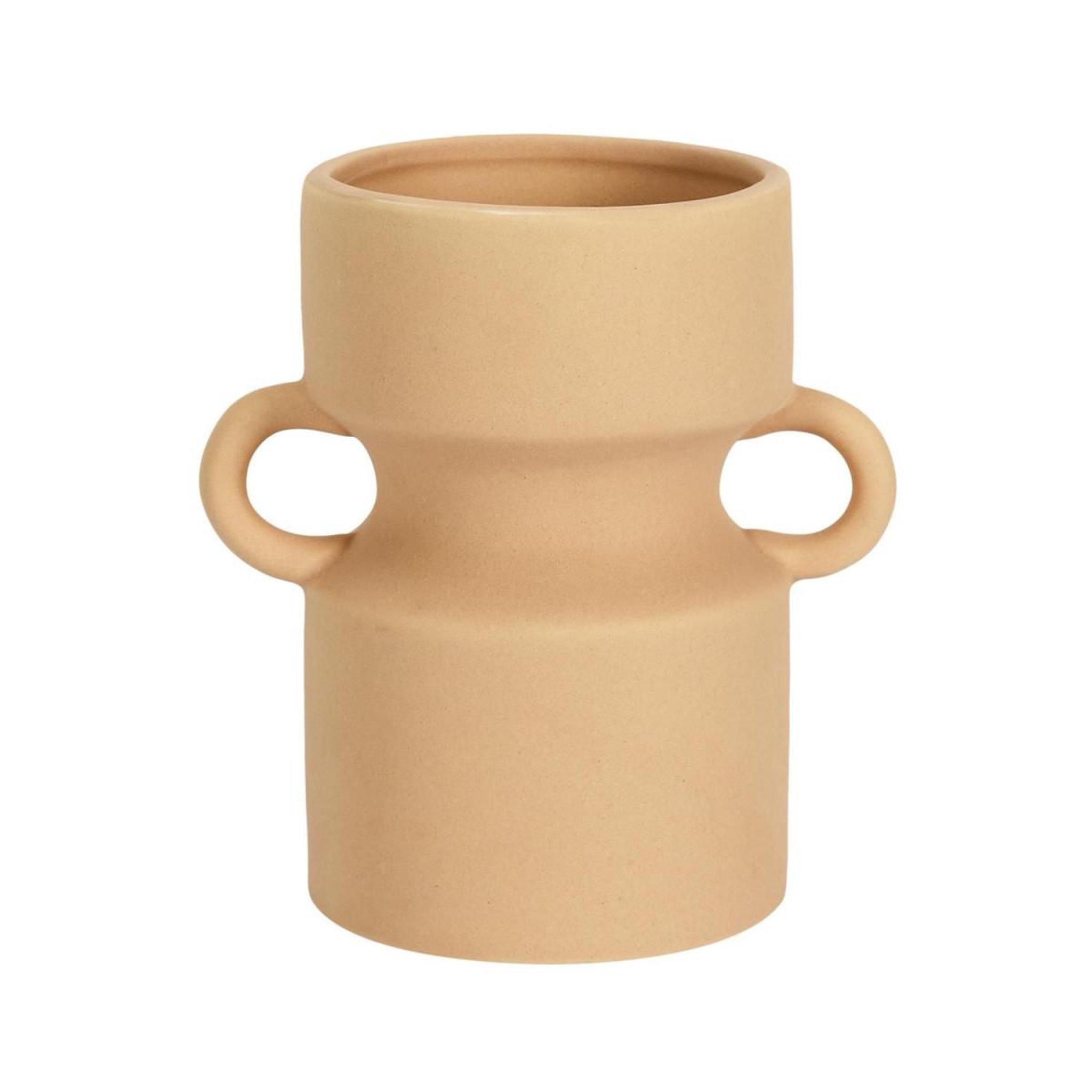 Voir la diapositive 2 : The Home Deco Factory Vase avec anse déco  arty  15cm beige nude